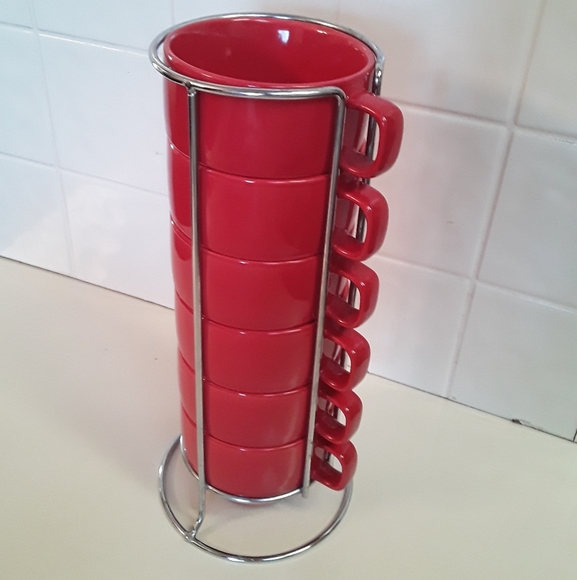 Other - Set of 6 mugs and stand